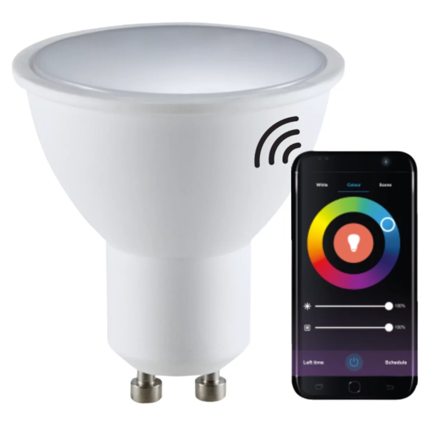 RGBW Λαμπτήρας Dimming LED G45 GU10/5,5W/230V 2700-6500K Wi-Fi Tuya