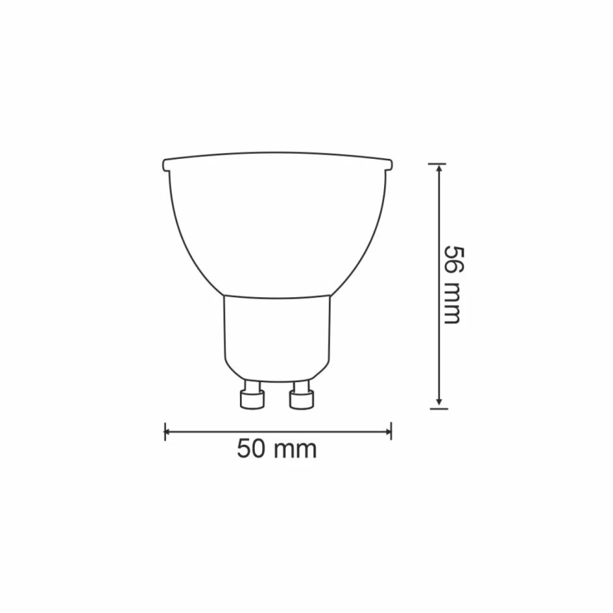 RGBW Λαμπτήρας Dimming LED G45 GU10/5,5W/230V 2700-6500K Wi-Fi Tuya