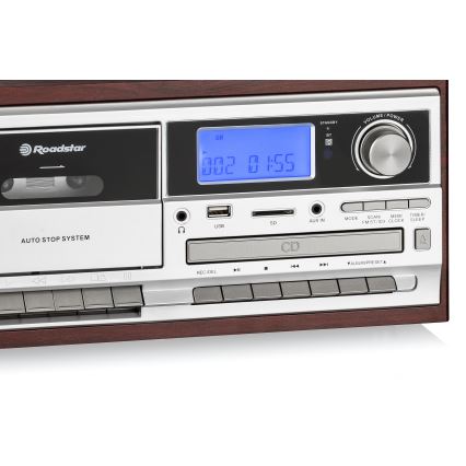 Roadstar HIF-8892 EBT - Hi-Fi σύστημα με πικάπ, CD και κασετόφωνο 64W/230V + τηλεχειριστήριο