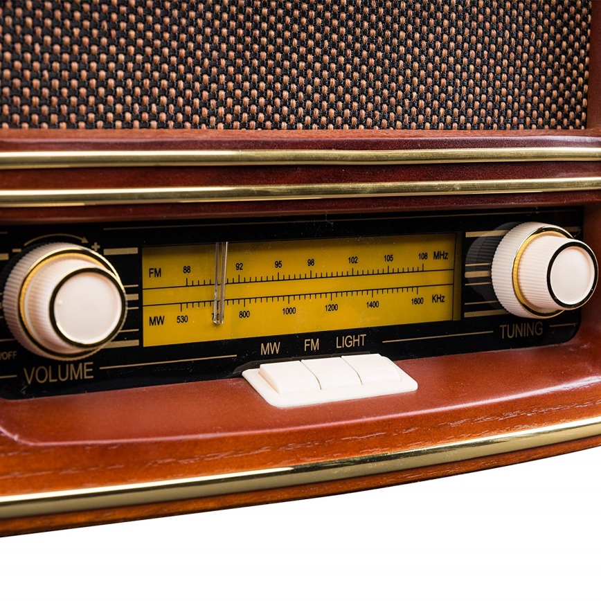 Roadstar HRA-1500/N - Ραδιόφωνο FM/MW 24W/230V/6xLR14