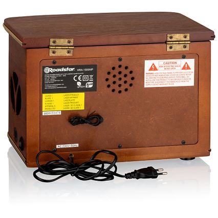 Roadstar HRA-1500UEMP - Ραδιόφωνο με CD και θύρα USB, 32 W / 230 V, με τηλεχειριστήριο