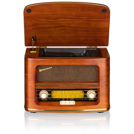 Roadstar HRA-1500UEMP - Ραδιόφωνο με CD και θύρα USB, 32 W / 230 V, με τηλεχειριστήριο