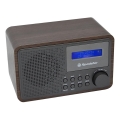 Roadstar HRA-700D+/WD - Ραδιόφωνο με DAB+, FM και ξυπνητήρι 16W/230V/4xAA