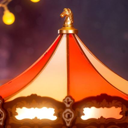 RoboTime - 3D παζλ μουσικής κουτί Κλασικό καρουζέλ 5V