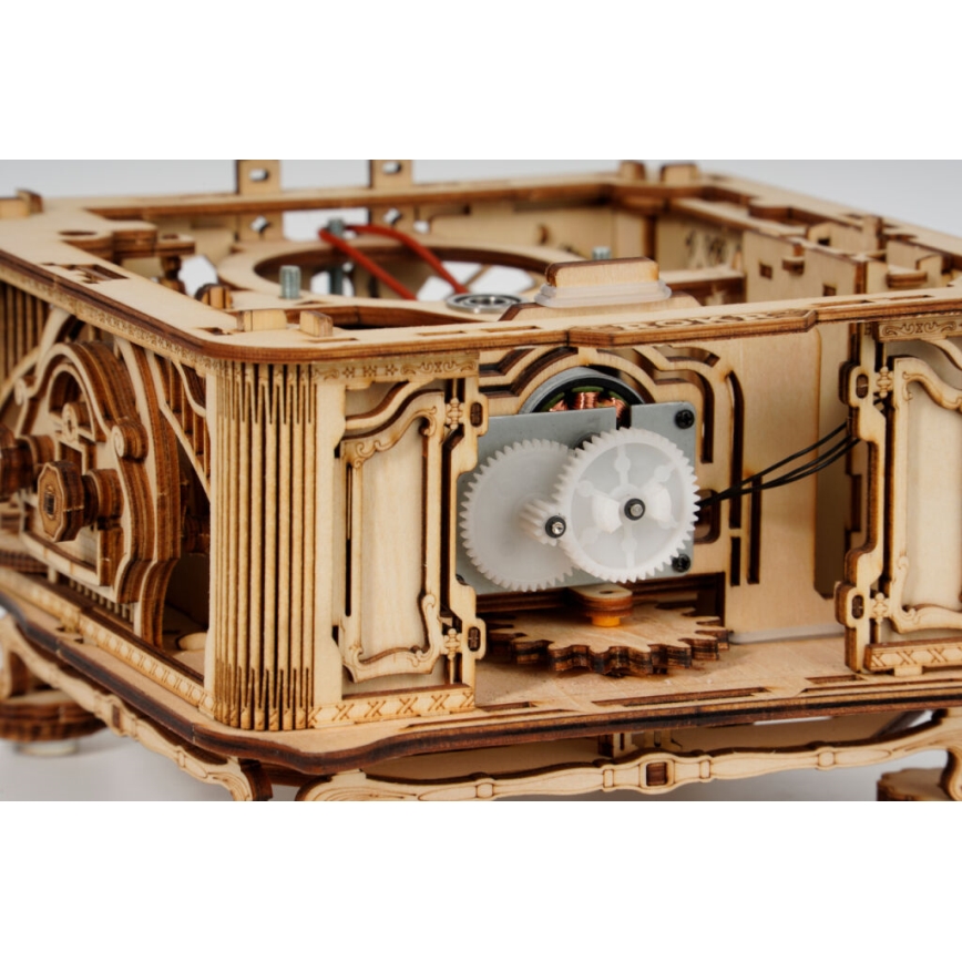 RoboTime - 3D ξύλινο μηχανικό παζλ Γραμμόφωνο (ηλεκτρική κίνηση)