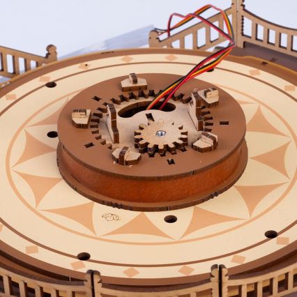 RoboTime - 3D παζλ μουσικής κουτί Κλασικό καρουζέλ 5V
