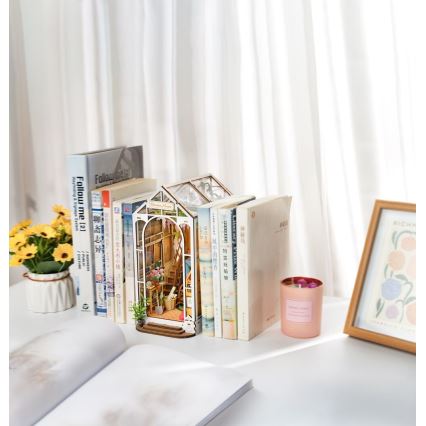 RoboTime - LED Μαξιλάρι για την κοιλιά σπιτάκι κήπου 3D puzzle 2xAAA