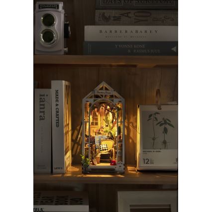 RoboTime - LED Μαξιλάρι για την κοιλιά σπιτάκι κήπου 3D puzzle 2xAAA