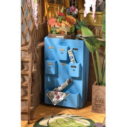 RoboTime - LED Μαξιλάρι για την κοιλιά σπιτάκι κήπου 3D puzzle 2xAAA