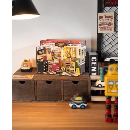 RoboTime - Μινιατούρα σπιτιού Γκαράζ 2xAAA