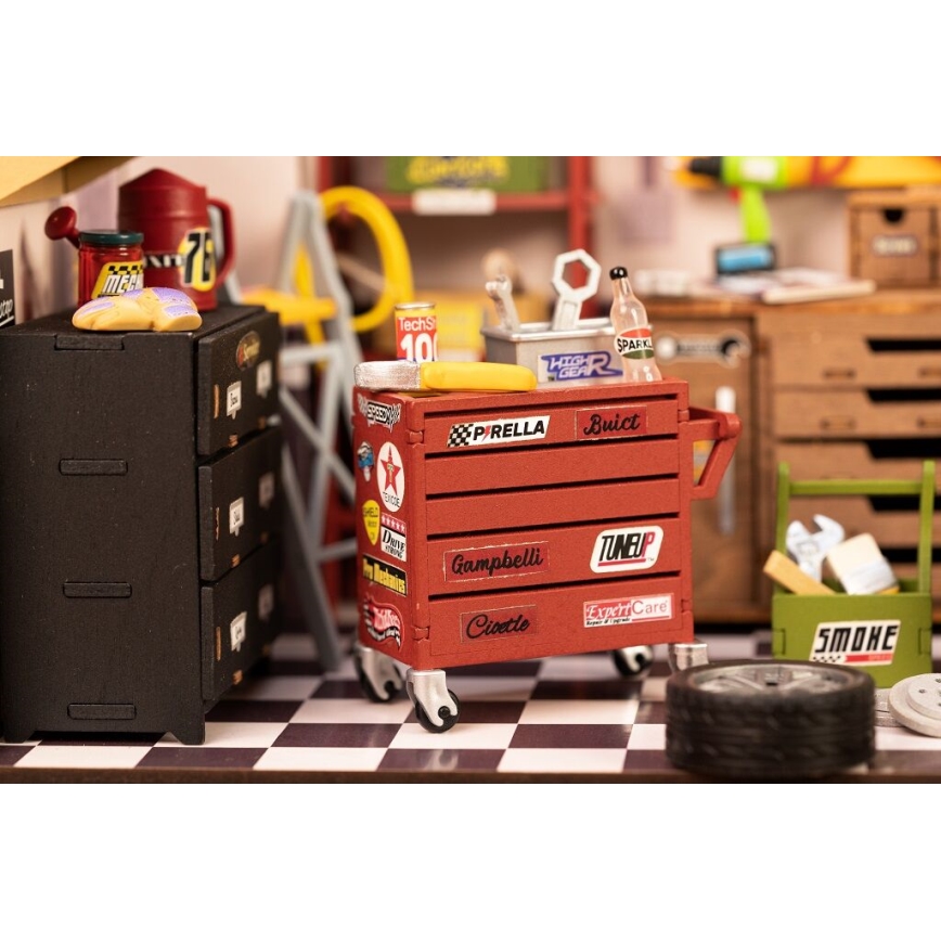 RoboTime - Μινιατούρα σπιτιού Γκαράζ 2xAAA