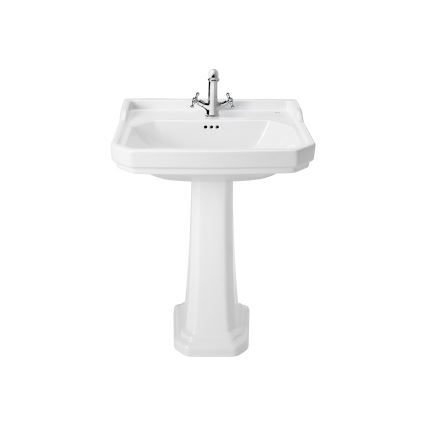 Roca A3270A1000 - Επιτοίχιος νιπτήρας CARMEN 65x48 εκ. κεραμικός/λευκός