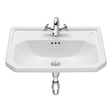 Roca A3270A5000 - Ένθετος νιπήρας μπάνιου CARMEN 60x45 cm κεραμικός/λευκό