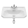 Roca A3270A5000 - Ένθετος νιπήρας μπάνιου CARMEN 60x45 cm κεραμικός/λευκό