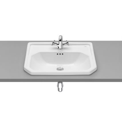 Roca A3270A5000 - Ένθετος νιπήρας μπάνιου CARMEN 60x45 cm κεραμικός/λευκό