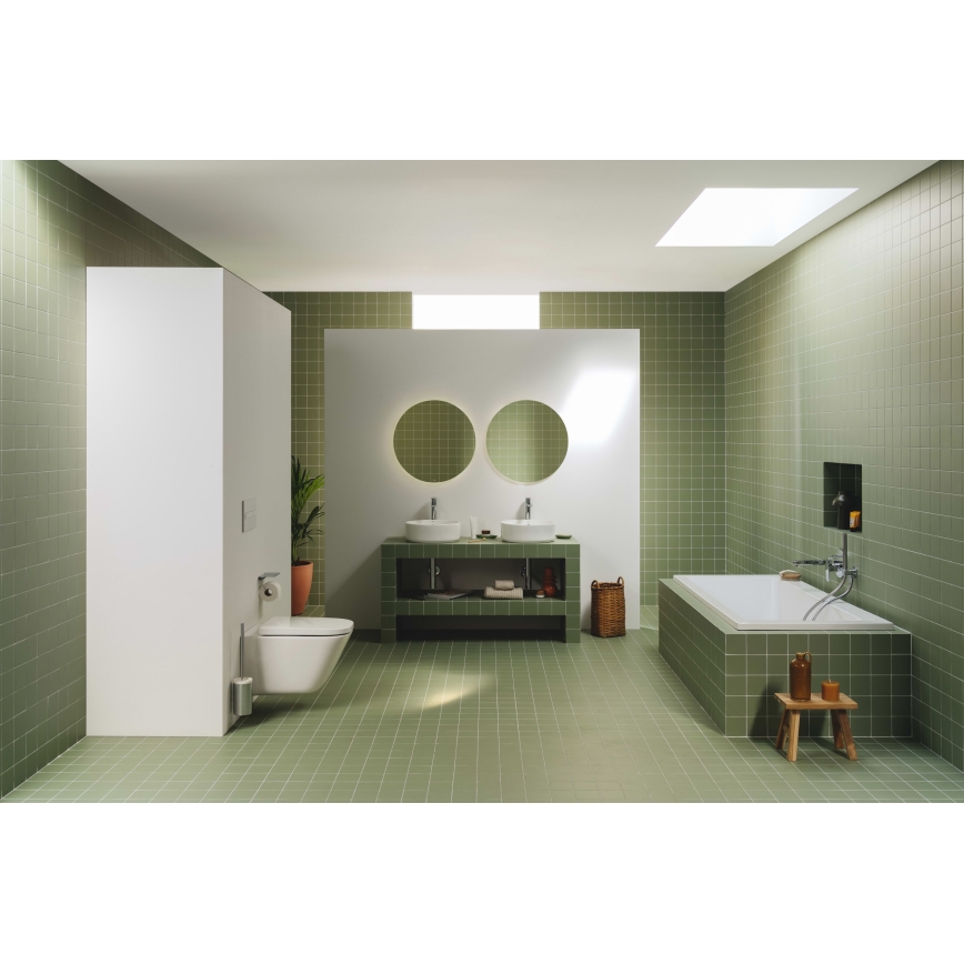 Roca A3270MJ000 - Εντοιχιζόμενο νιπτήρας GAP διάμετρος 39 εκ. κεραμικό/λευκό