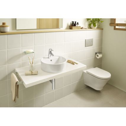 Roca A3270MJ000 - Νιπτήρας μπάνιου GAP διάμετρος 39 cm κεραμικός/λευκό