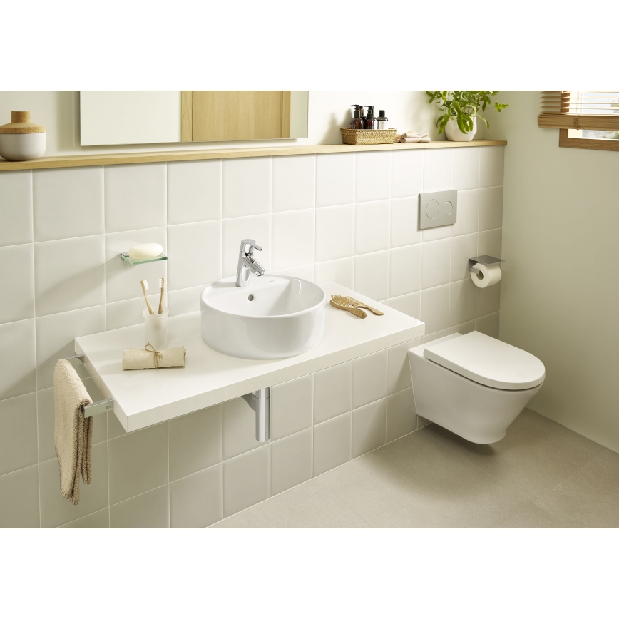 Roca A3270MJ000 - Νιπτήρας μπάνιου GAP διάμετρος 39 cm κεραμικός/λευκό