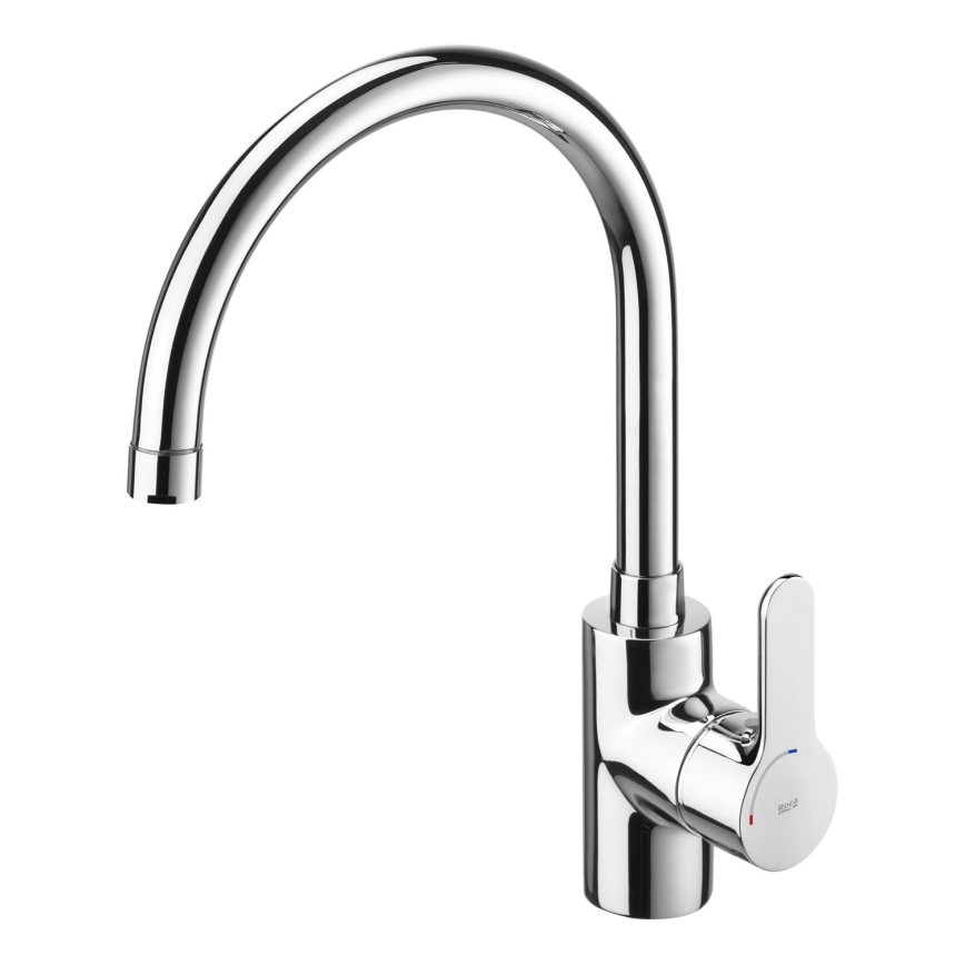 Roca A5A8409C00 - Μπαταρία κουζίνας L20 32,5 cm γυαλιστερό χρώμιο