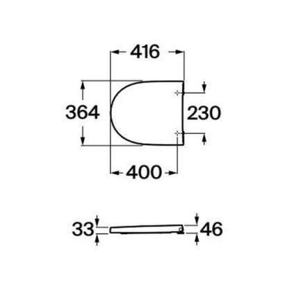 Roca A8012AC00B - Κάθισμα τουαλέτας SoftClose MERIDIAN Supralit/λευκό