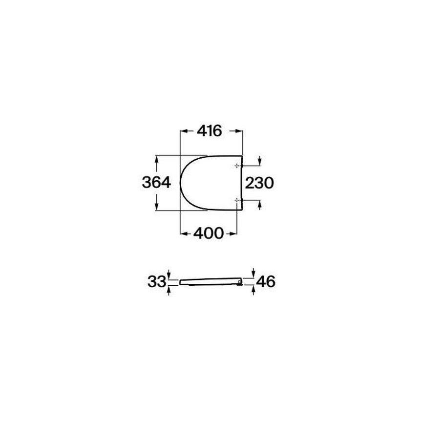 Roca A8012AC00B - Κάθισμα τουαλέτας SoftClose MERIDIAN Supralit/λευκό