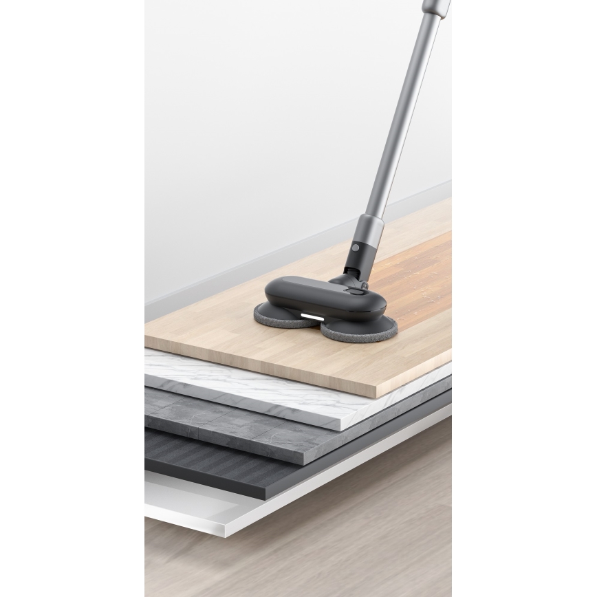 ROIDMI RI-X30VX - Ηλεκτρική σκούπα Stick 2σε1 με LED οθόνη και αξεσουάρ 435W/2500mAh ματ χρώμιο