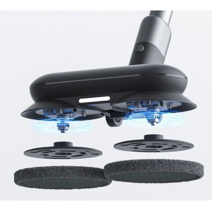 ROIDMI RI-X30VX - Ηλεκτρική σκούπα Stick 2σε1 με LED οθόνη και αξεσουάρ 435W/2500mAh ματ χρώμιο