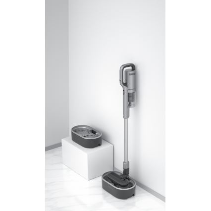 ROIDMI RI-X30VX - Ηλεκτρική σκούπα Stick 2σε1 με LED οθόνη και αξεσουάρ 435W/2500mAh ματ χρώμιο