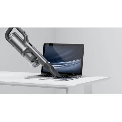 ROIDMI RI-X30VX - Ηλεκτρική σκούπα Stick 2σε1 με LED οθόνη και αξεσουάρ 435W/2500mAh ματ χρώμιο