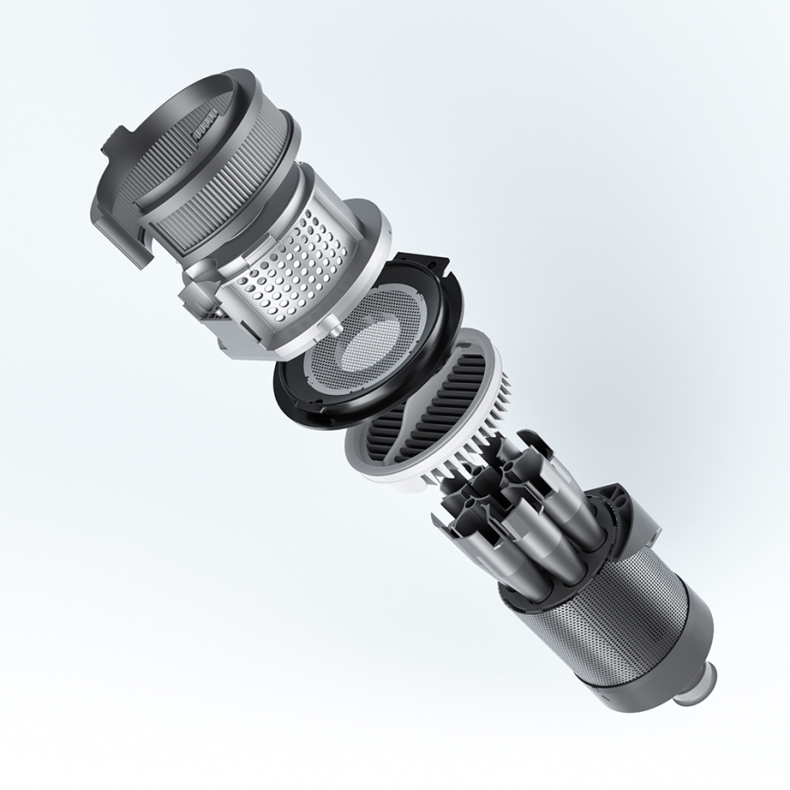 ROIDMI RI-X30VX - Ηλεκτρική σκούπα Stick 2σε1 με LED οθόνη και αξεσουάρ 435W/2500mAh ματ χρώμιο