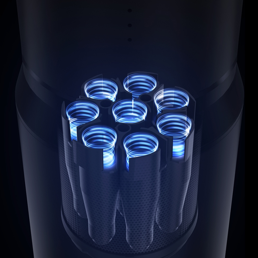 ROIDMI RI-X30VX - Ηλεκτρική σκούπα Stick 2σε1 με LED οθόνη και αξεσουάρ 435W/2500mAh ματ χρώμιο