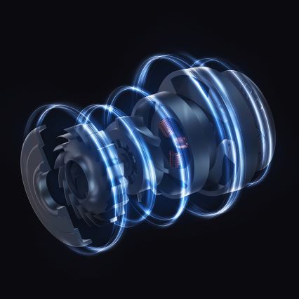 ROIDMI RI-X30VX - Ηλεκτρική σκούπα Stick 2σε1 με LED οθόνη και αξεσουάρ 435W/2500mAh ματ χρώμιο