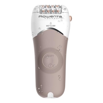 Rowenta - Αποτριχωτής WET&DRY 4,5W/5V 600 mAh μπεζ/χρυσό