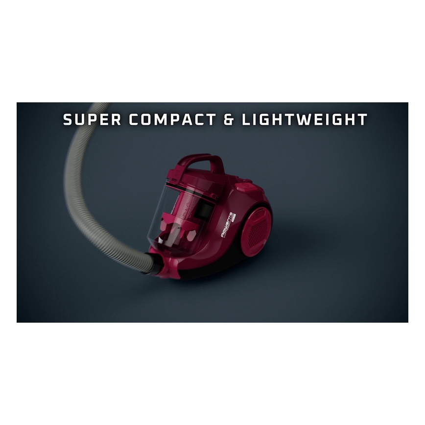 Rowenta - Bagless vacuum cleaner SWIFT POWER CYCLONIC 1,2l 750W/230V κόκκινο