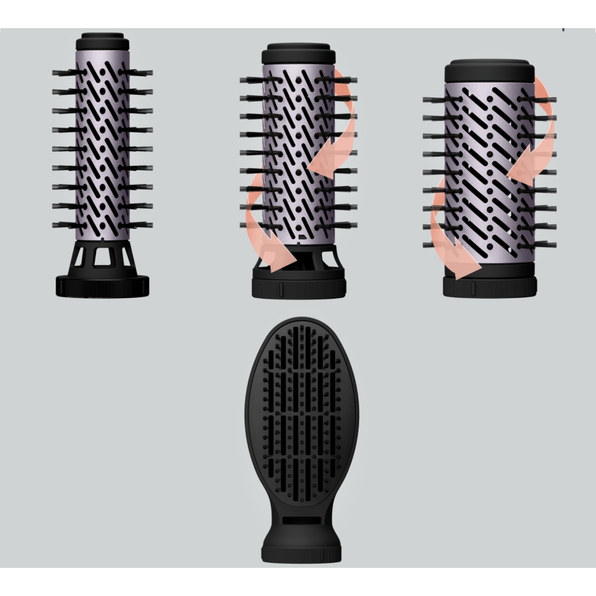 Rowenta - BRUSH ACTIV βούρτσα-σεσουάρ 1000W/230V μαύρη