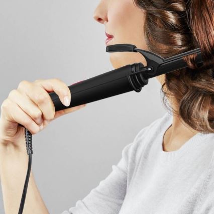 Rowenta - Curling iron CURLING TONG BASIC 25W/230V μαύρο