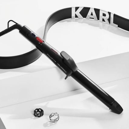 Rowenta - Curling iron KARL LAGERFELD 47W/230V μαύρο