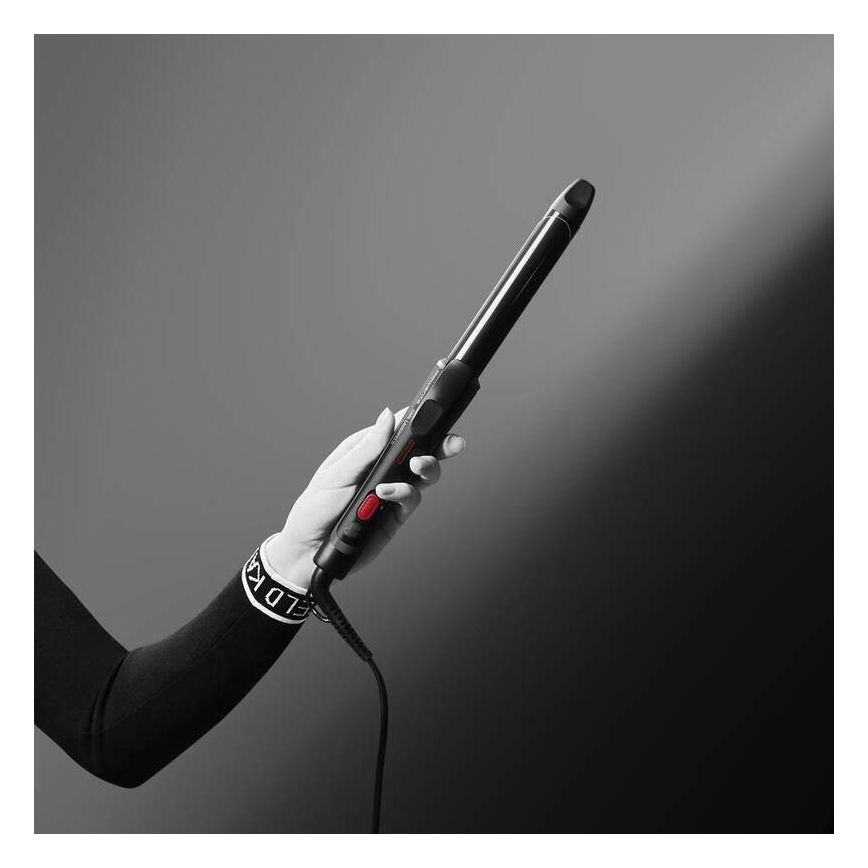 Rowenta - Curling iron KARL LAGERFELD 47W/230V μαύρο