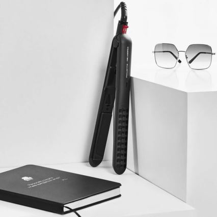 Rowenta - Hair straightener KARL LAGERFELD OPTILISS μαύρο