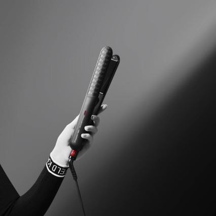 Rowenta - Hair straightener KARL LAGERFELD OPTILISS μαύρο