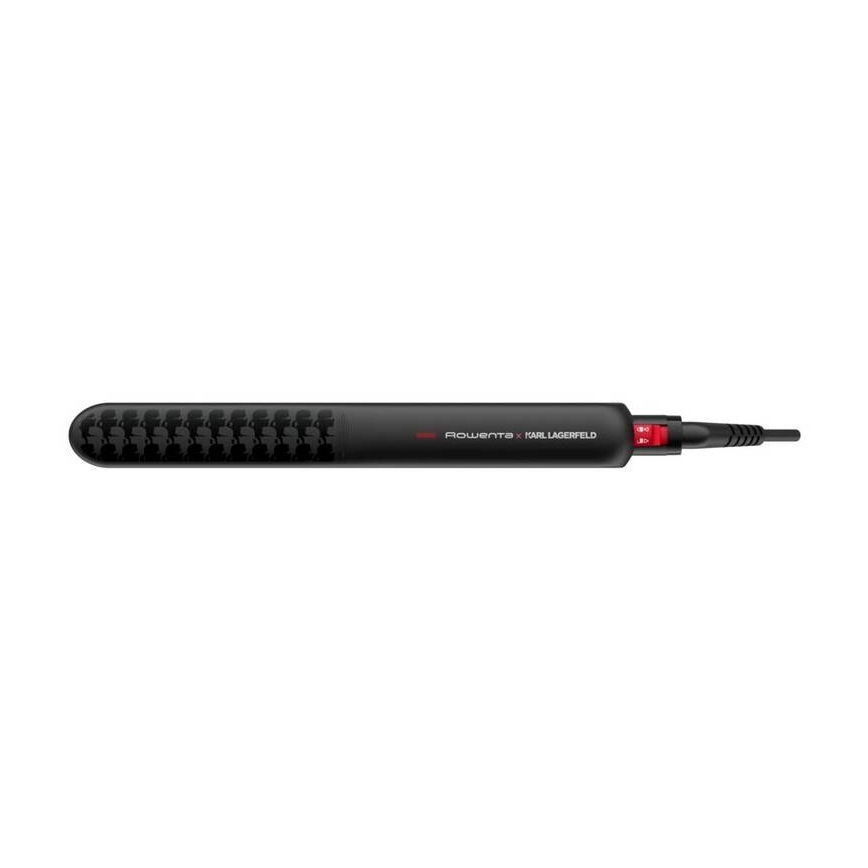 Rowenta - Hair straightener KARL LAGERFELD OPTILISS μαύρο