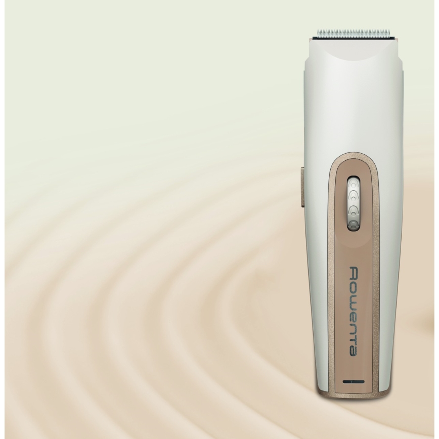 Rowenta - Κουρευτική μηχανή NOMAD σε κρεμ απόχρωση, 600 mAh