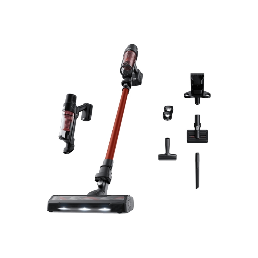 Rowenta - Ραβδοειδική ηλεκτρική σκούπα 2‑σε‑1 X-PERT ANIMAL 140W/18V 2000 mAh κόκκινη