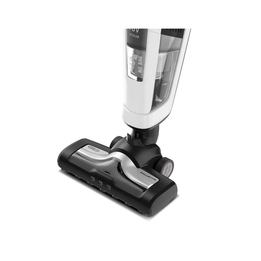 Rowenta - Ηλεκτρική σκούπα Stick DUAL FORCE 2IN1 100W/18V 2500 mAh λευκό