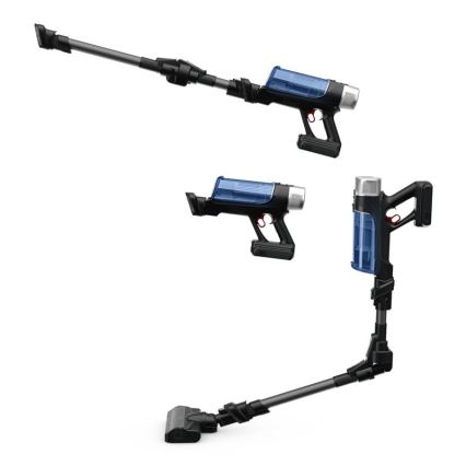 Rowenta - Ηλεκτρική σκούπα Stick με σφουγγάρισμα X-FORCE FLEX ANIMAL AQUA AUTO 4σε1 250W/25,2V 2500 mAh μαύρο/μπλε