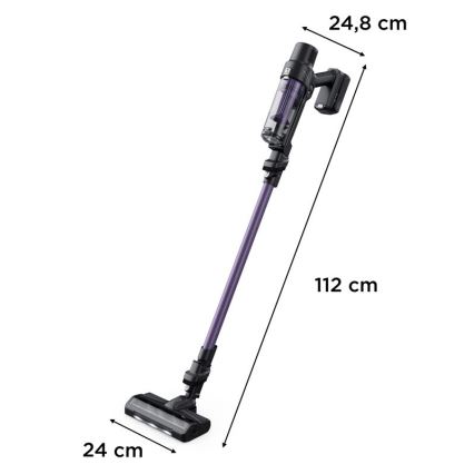 Rowenta - Ηλεκτρική σκούπα Stick X-PERT 2σε1 140W/18V 2500 mAh μωβ