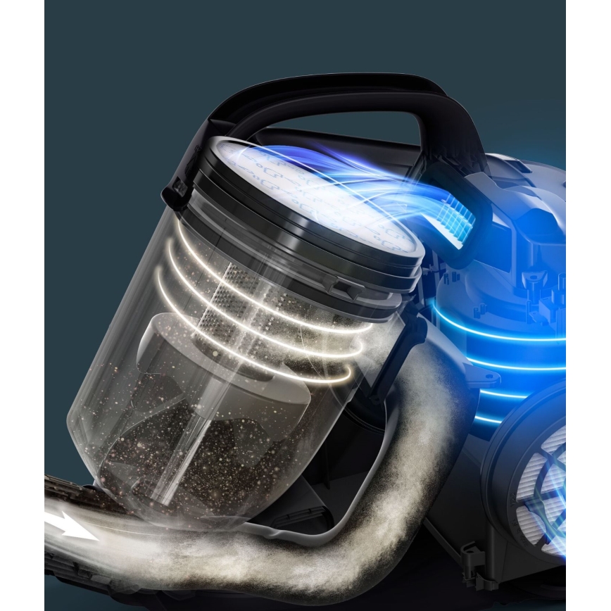 Rowenta - Ηλεκτρική σκούπα χωρίς σακούλα COMPACT POWER 1,5l 750W/230V γκρι