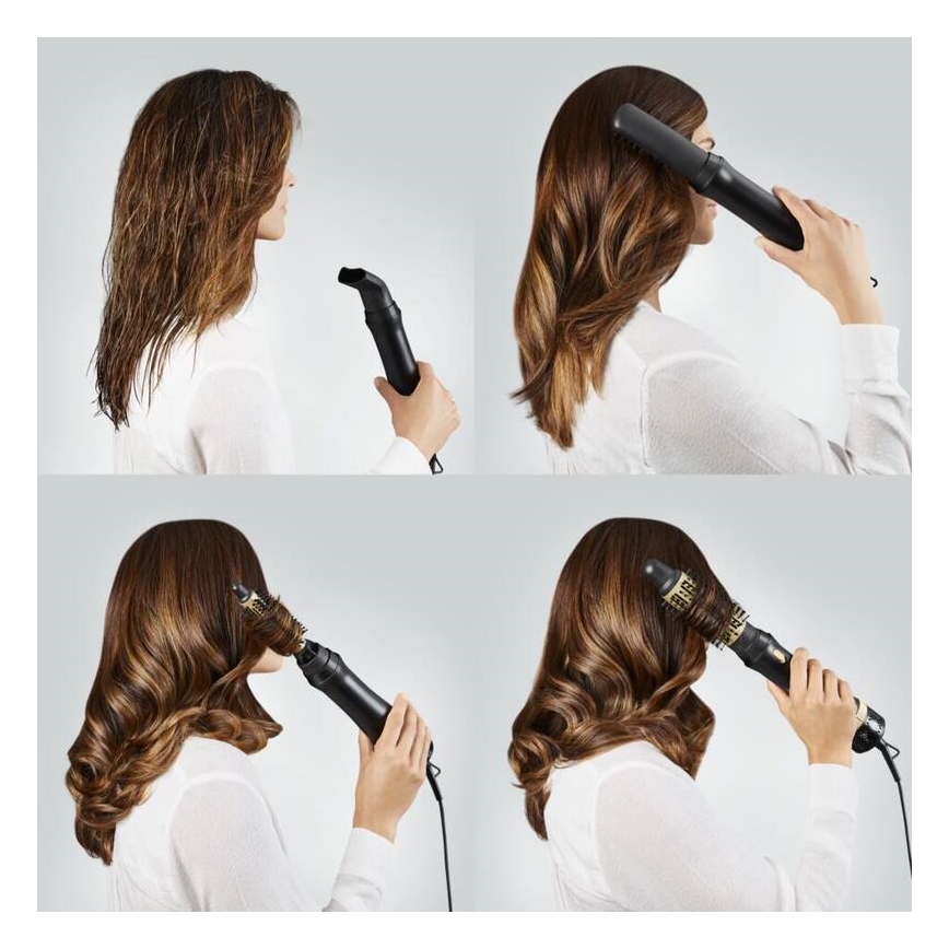 Rowenta - Ηλεκτρική βούρτσα EXPRESS STYLE 800W/230V μαύρο/χρυσό