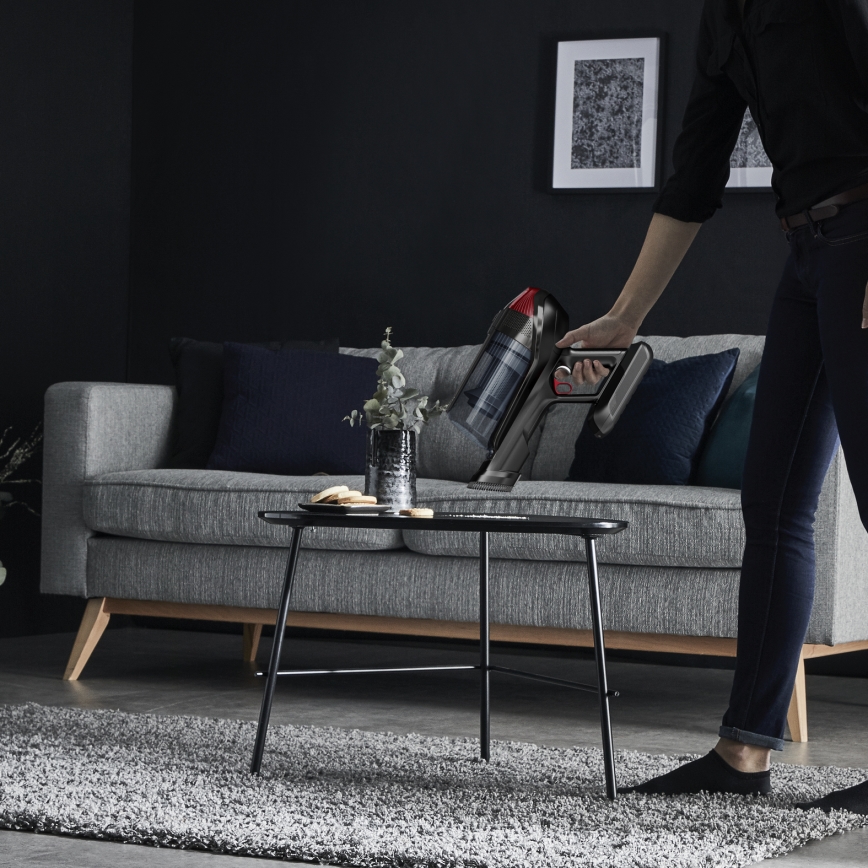 Rowenta - Σκούπα stick 2-σε-1 X-FORCE FLEX ANIMAL CARE 320W/25,2V μαύρη 2000 mAh