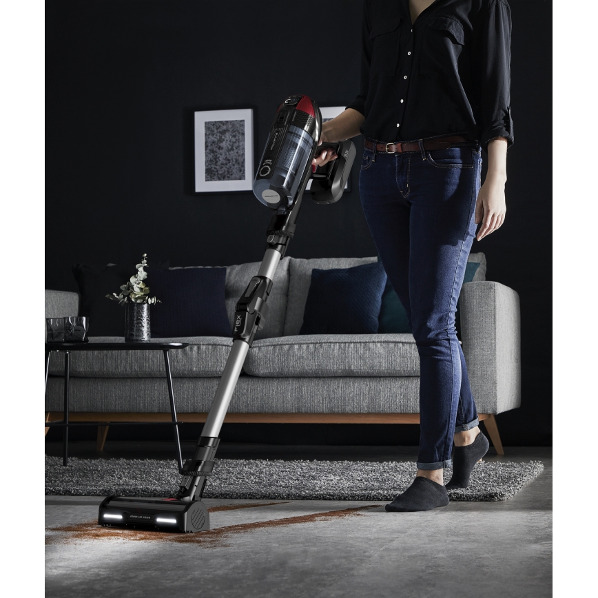 Rowenta - Σκούπα stick 2-σε-1 X-FORCE FLEX ANIMAL CARE 320W/25,2V μαύρη 2000 mAh